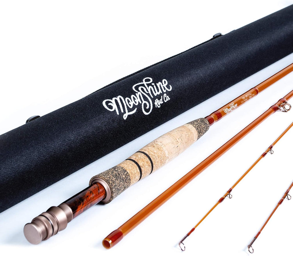 Fiberglass Fly Fishing Rod with Carrying Case O808068