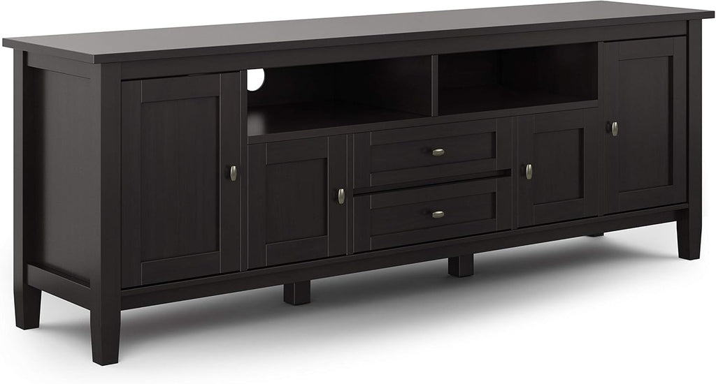 72 inch Wide Rustic Solid Wood TV Media Stand L60862