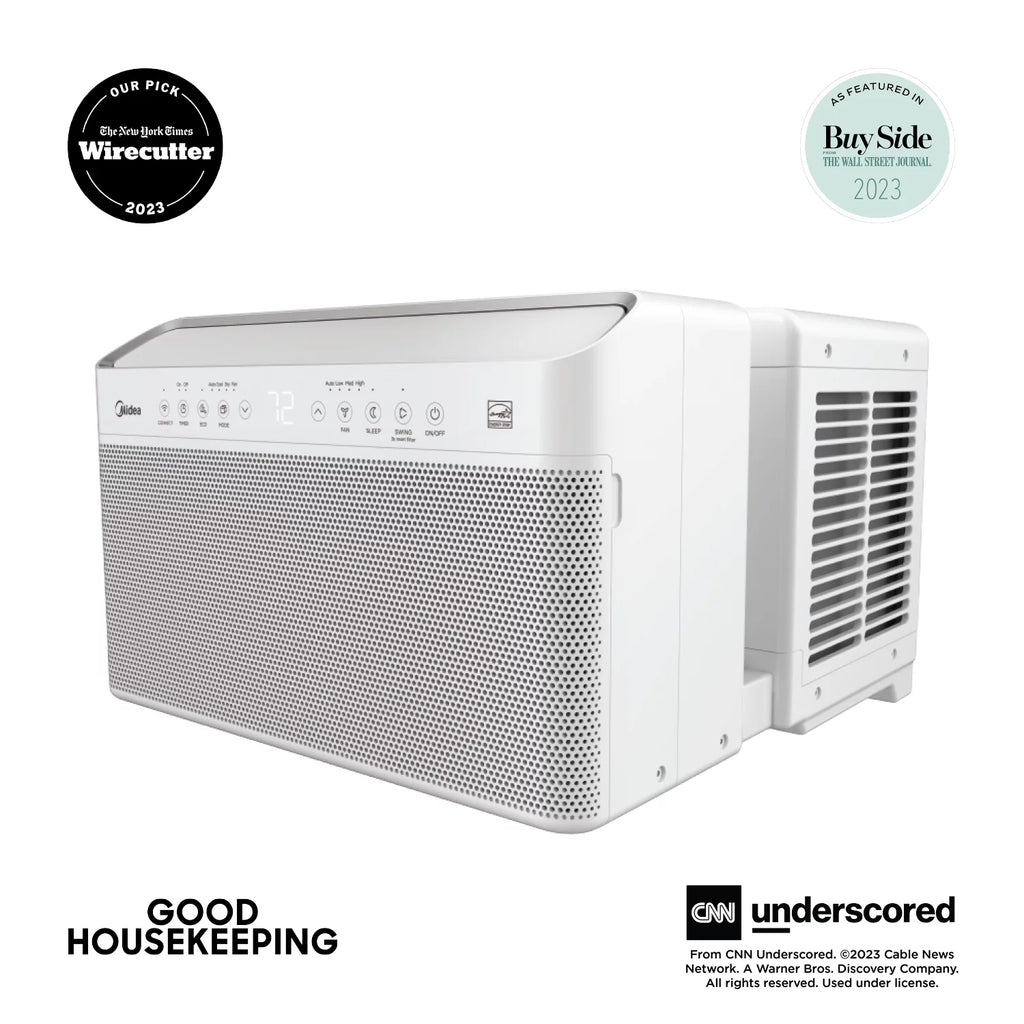 8,000 BTU Smart Inverter U-Shaped Window Air Conditioner Q7493