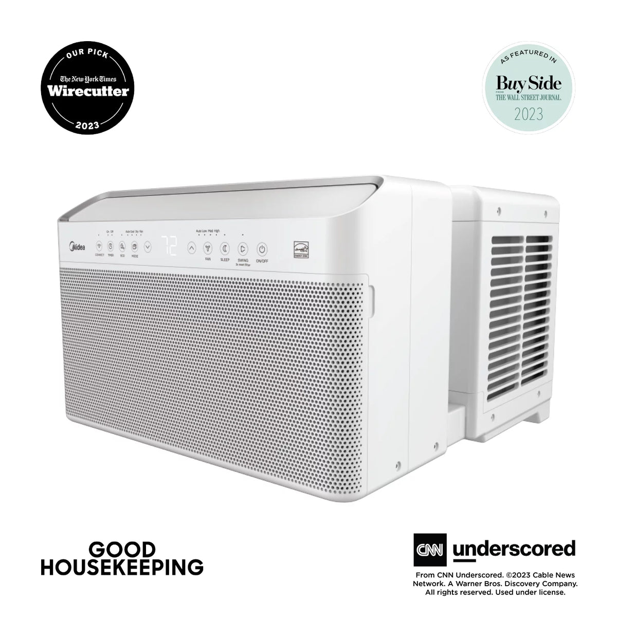 8,000 BTU Smart Inverter U-Shaped Window Air Conditioner Q7493