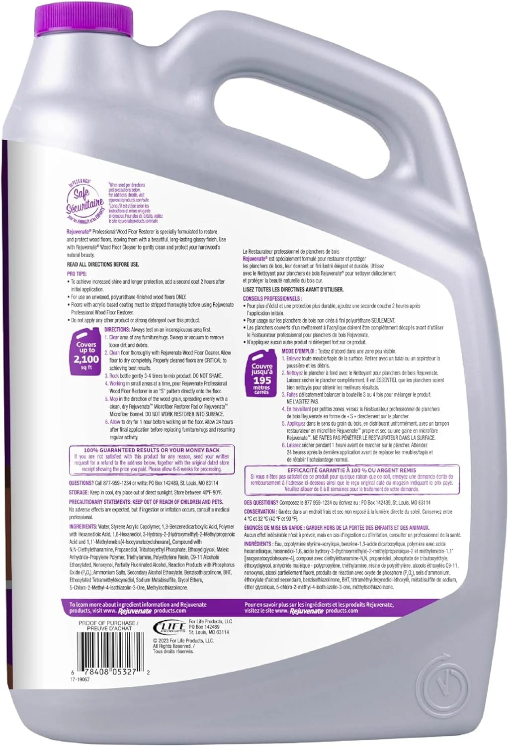 Liquid Wood Polish 128 Fluid Ounce E1036