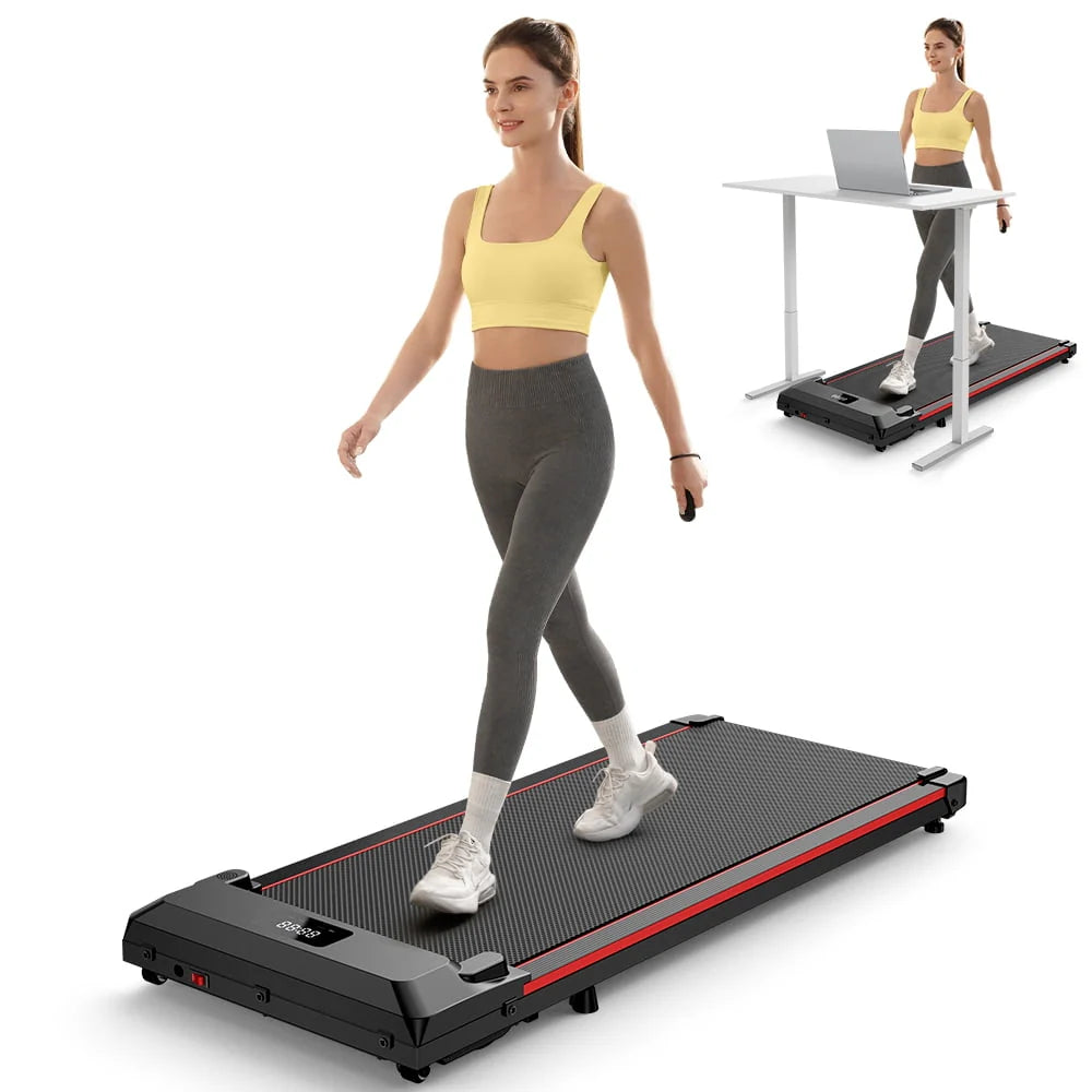 2 in 1 Under Desk Treadmill with Remote Control W818