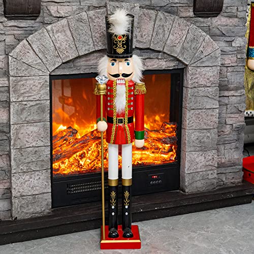 32 inch Wooden Nutcracker Decoration I529854