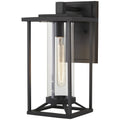 Black 1 Light Outdoor Wall Mount T171449