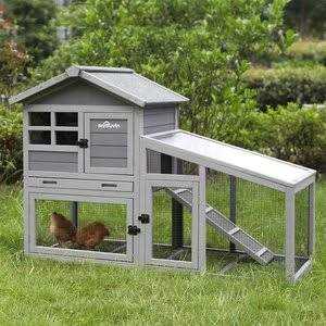 Indoor Outdoor Rabbit Hutch F15926