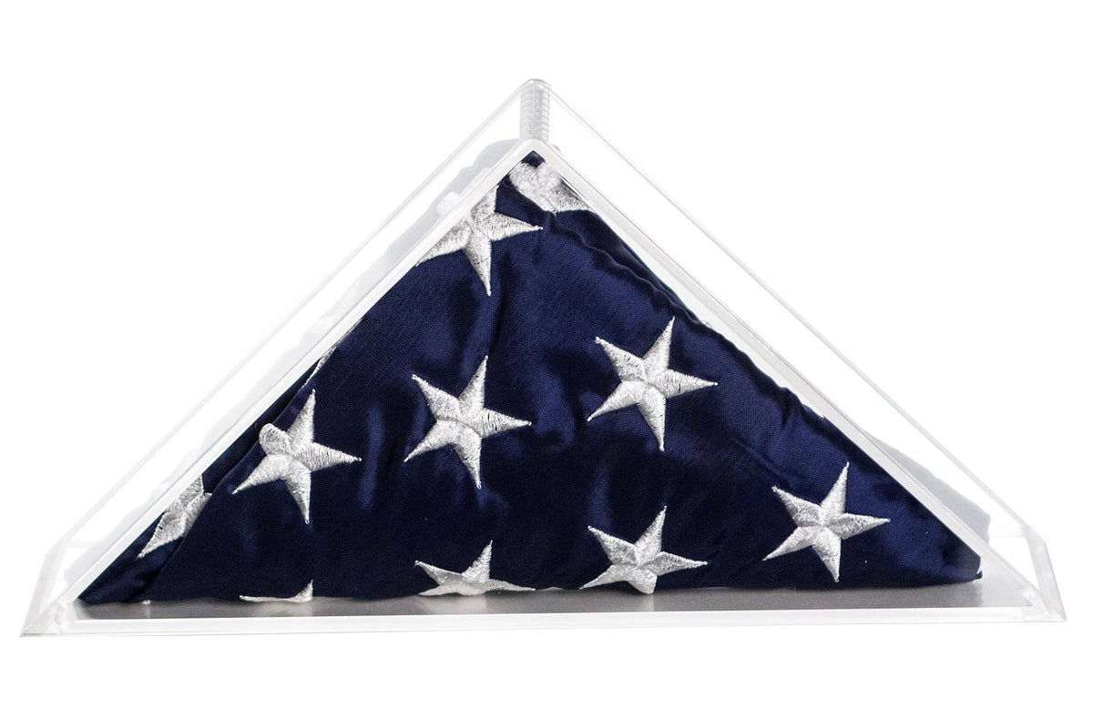 Acrylic Flag Display Case with Black Back K822706