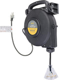 40 Ft 12/3 Retractable Extension Cord Reel with 3 Outlets G99800