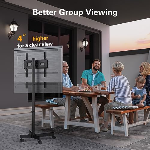 Rolling TV Stand for 23-60 Inch TVs with Locking Wheels P814528
