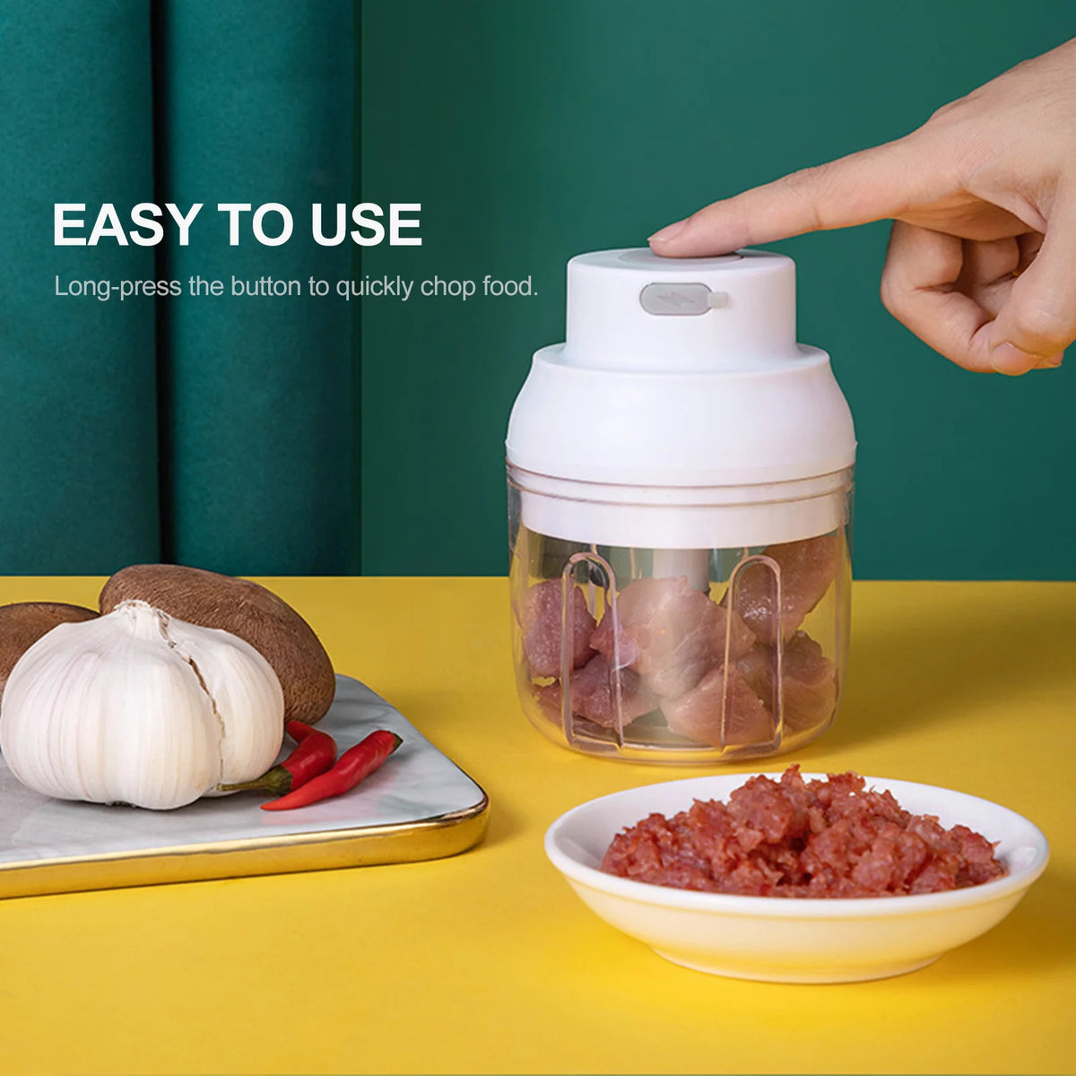 Electric Chopper USB Mincer Z6249