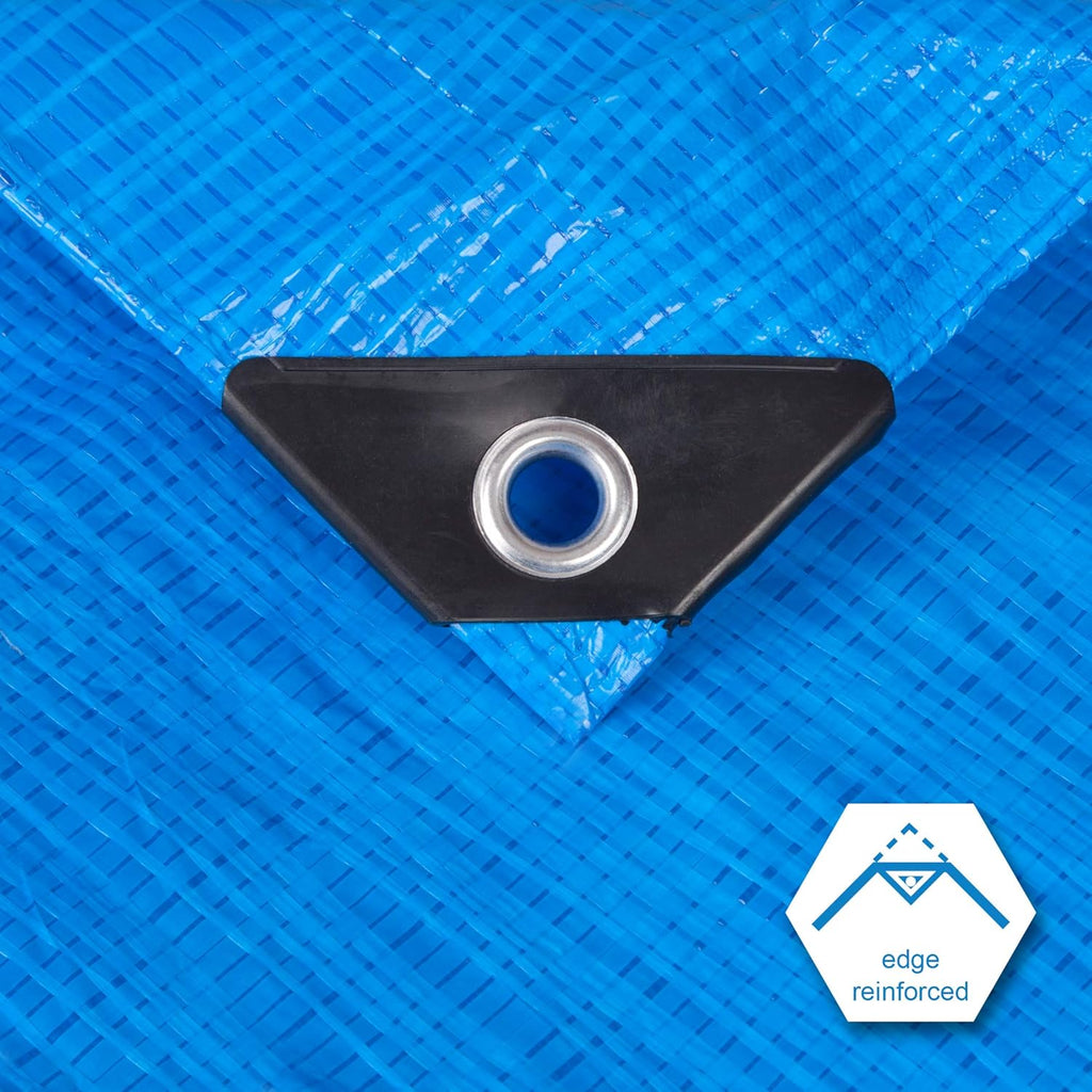 Blue Poly Tarp 14 x 20 Feet 5 Mil N979701