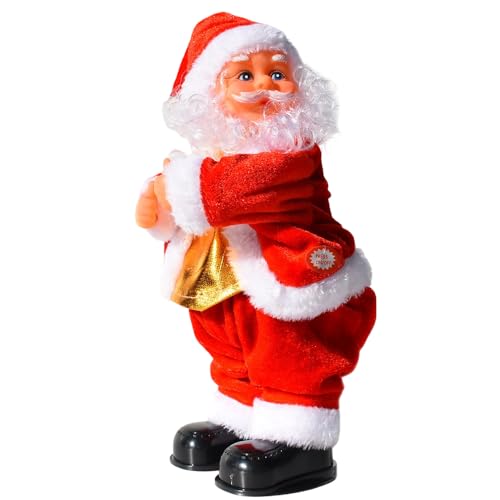 Animated Singing and Dancing Santa Claus Christmas Figurine J48362