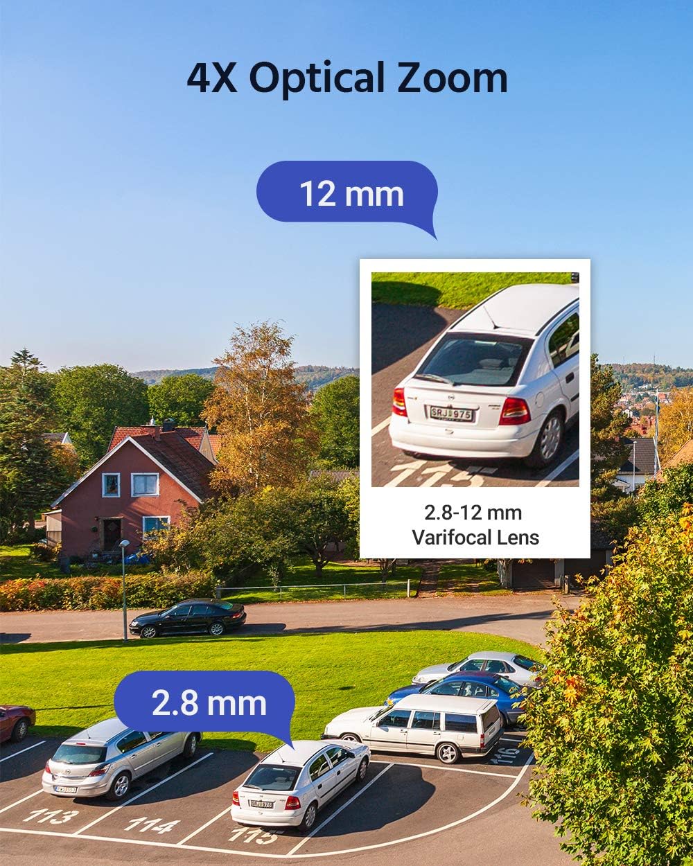 4MP PoE IP PTZ Dome Security Camera with 4X Optical Zoom V99058