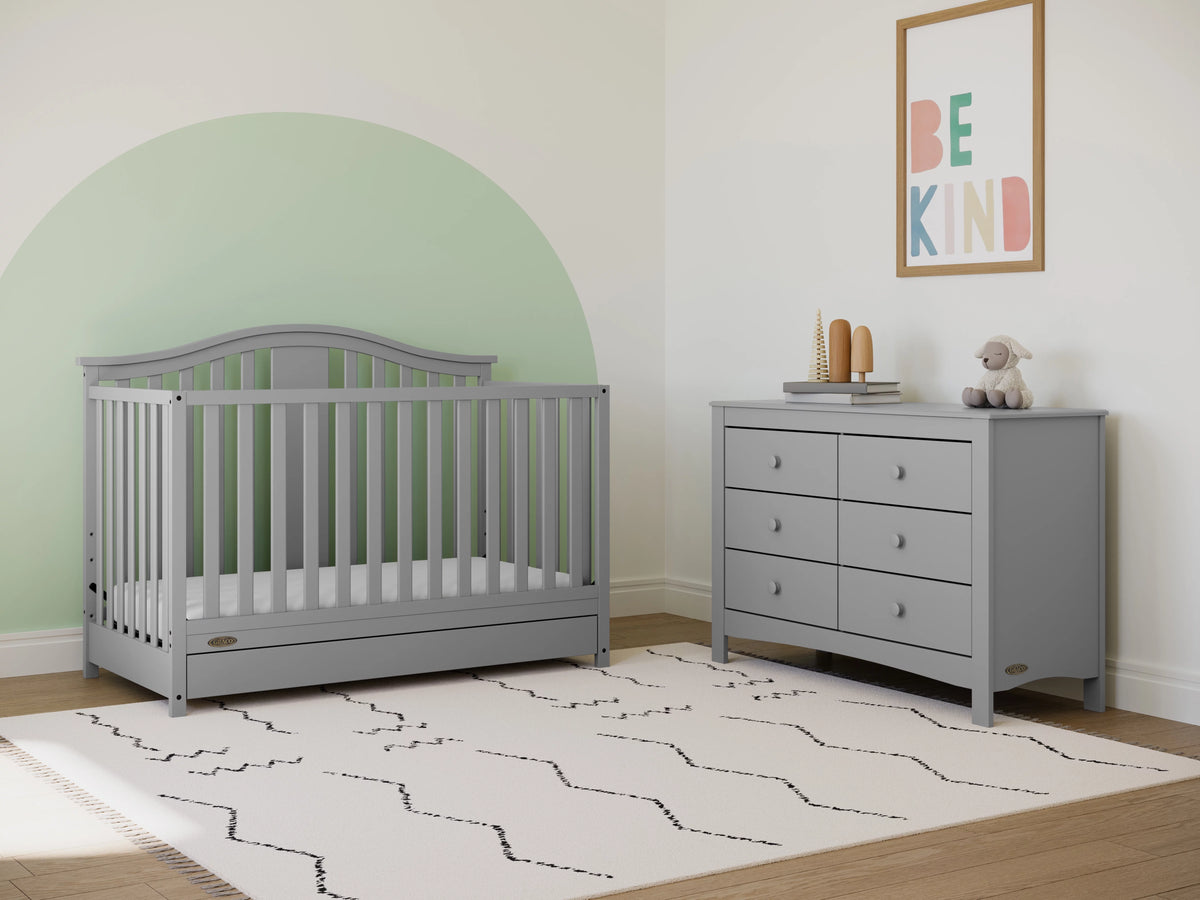 White 6 Drawer Double Dresser G73501