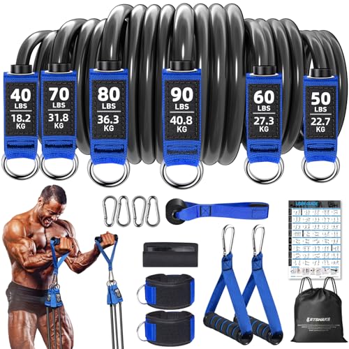 Heavy Duty Resistance Bands with Handles D1966