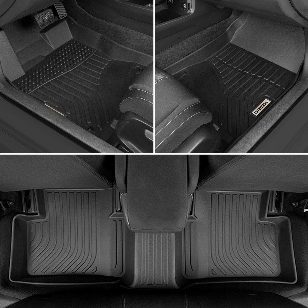 Black Floor Mats Liners for Honda Civic Sedan 2016-2021 D30410