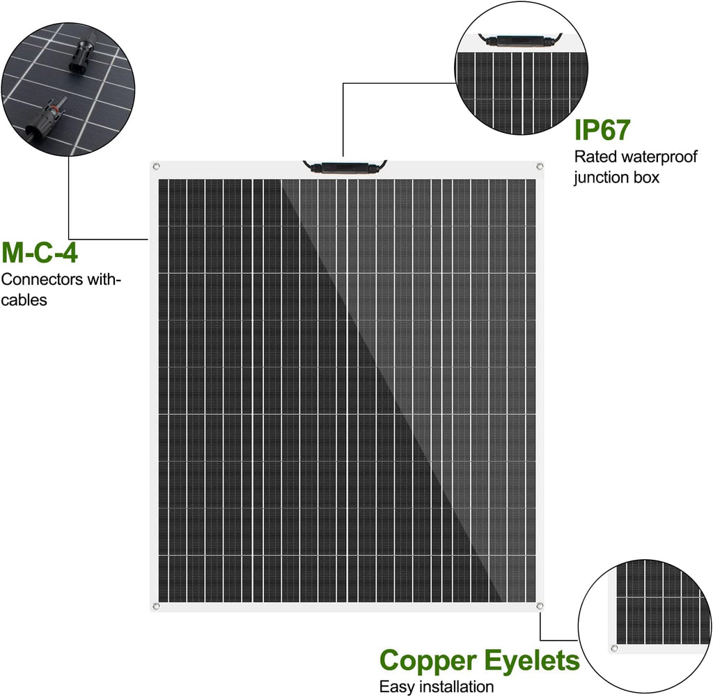 100W 12V Monocrystalline Flexible Solar Panel S957799