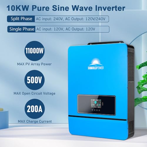 8000W 48V Pure Sine Wave Solar Inverter with 2 MPPT Z7415