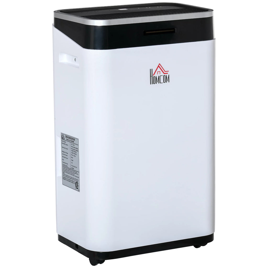 Portable Electric Dehumidifier with 14 Pint Tank, White U507216