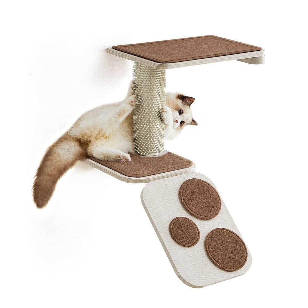 Wall-Mounted Cat Ladder with Shelves X519439