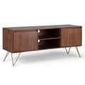 Umber Brown Stain TV Media Stand R1233