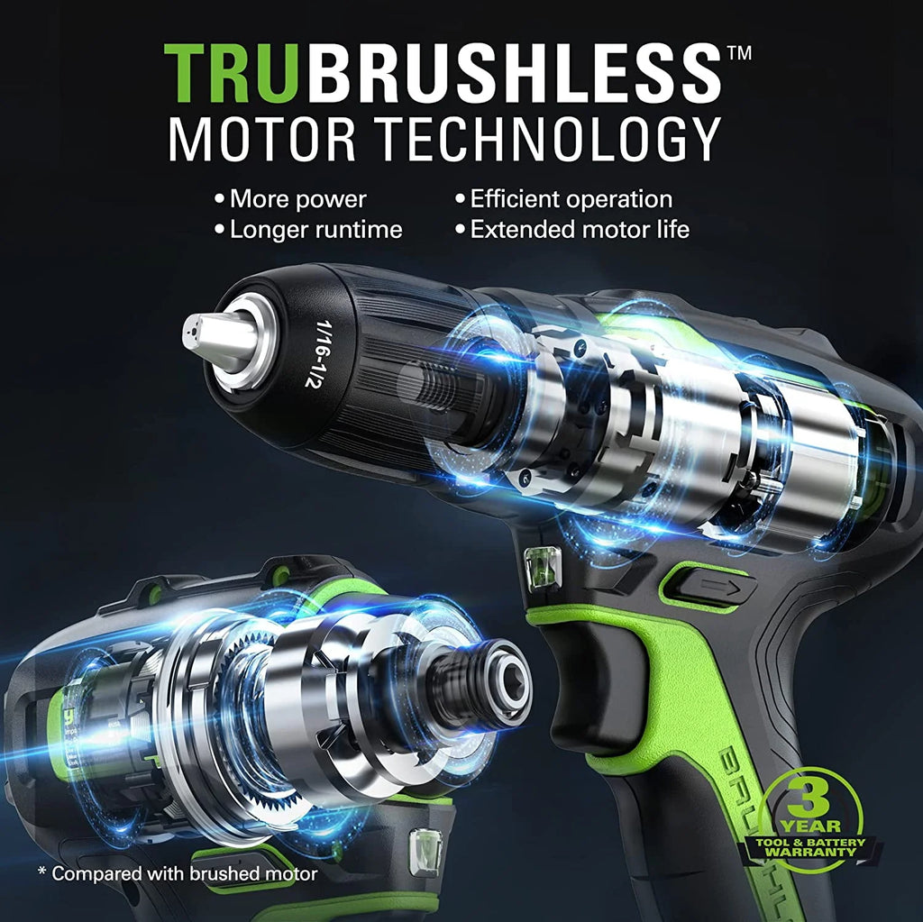 24V Max Cordless Brushless Drill + Impact Combo Kit G621709