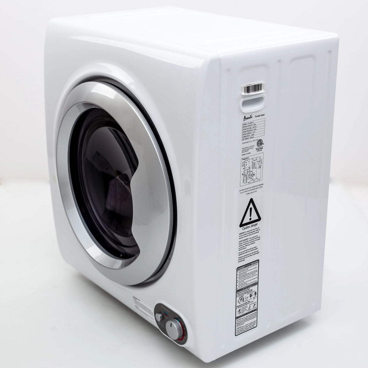 2.6 Cu. Ft. Front Load Electric Dryer White G627