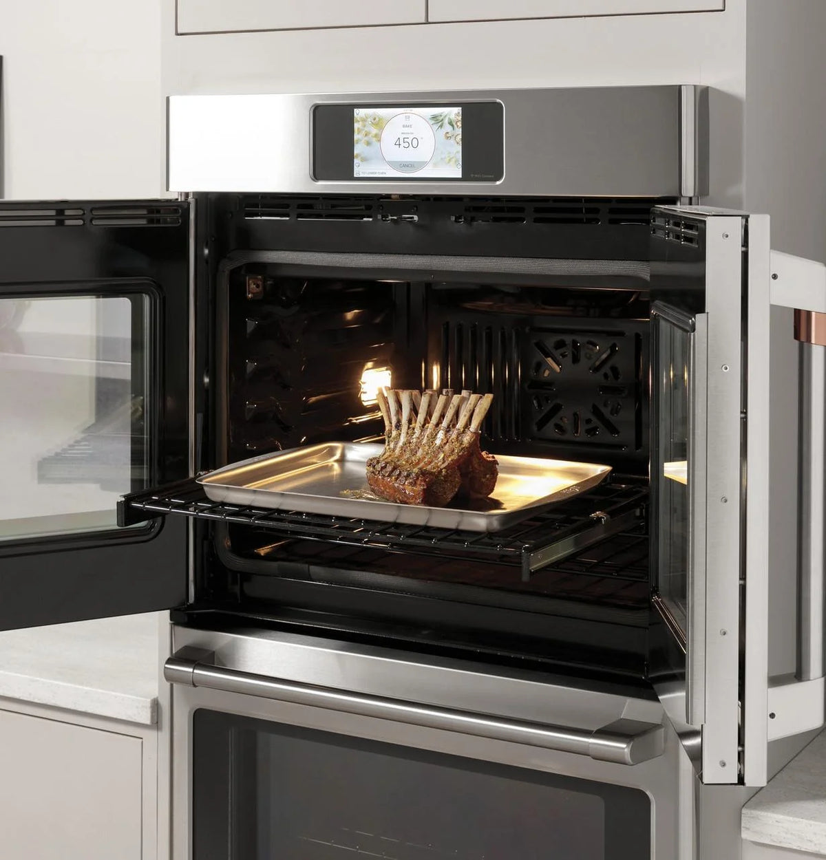 30 inch Matte White Double Wall Convection Oven A129