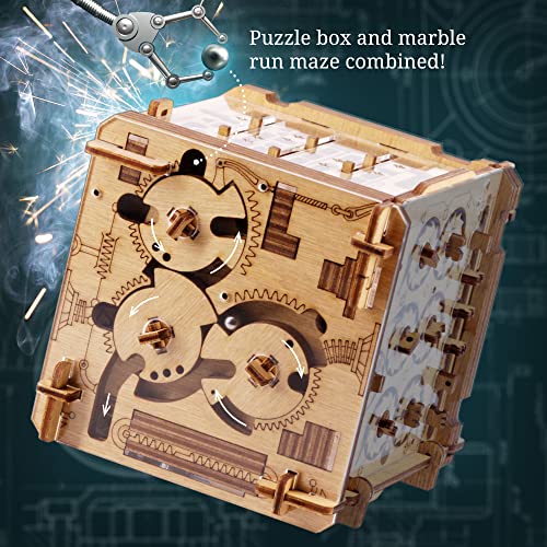 Wooden 3D Puzzle Box I281254
