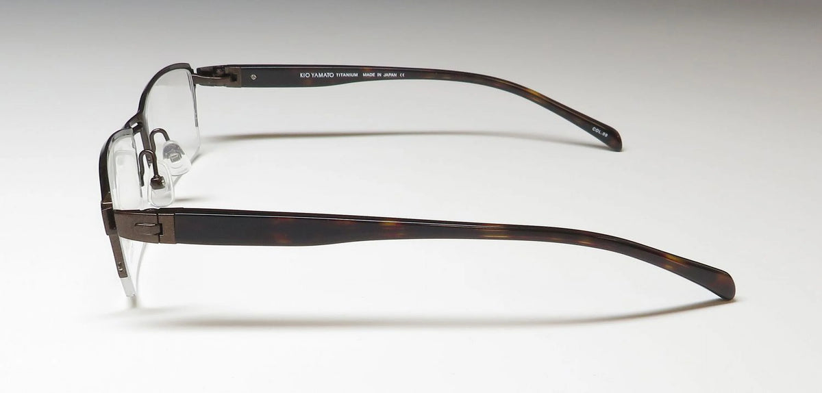 Titanium Half-Rimless Eyeglass Frame C4692