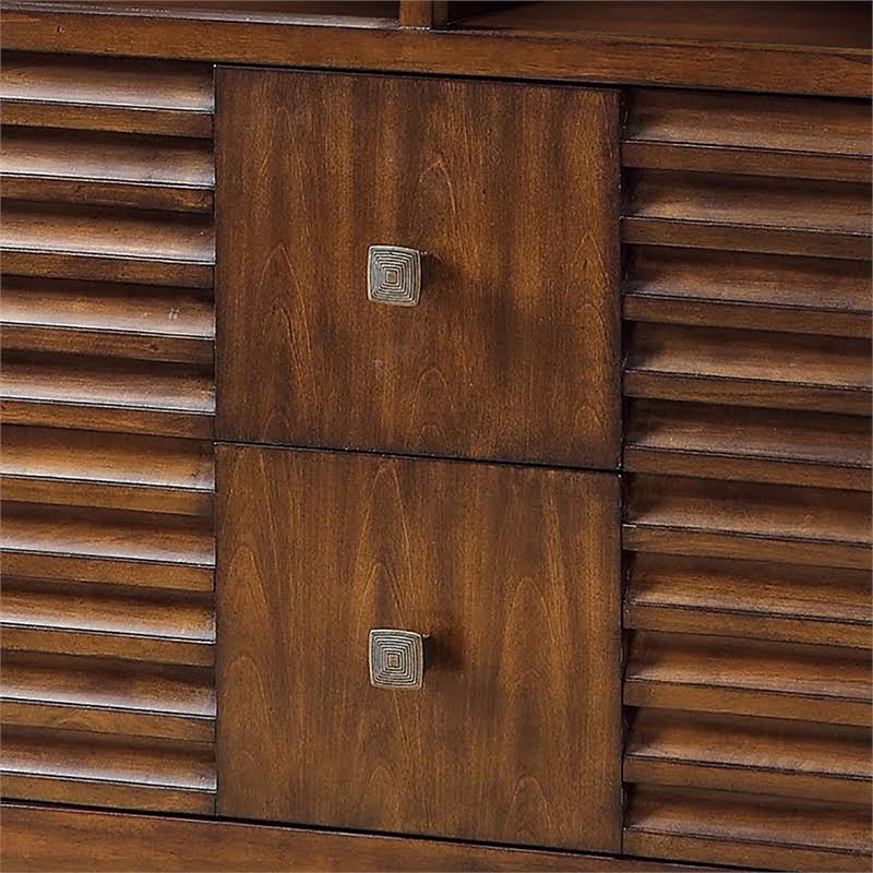 2 Drawer Walnut Media Chest V42519