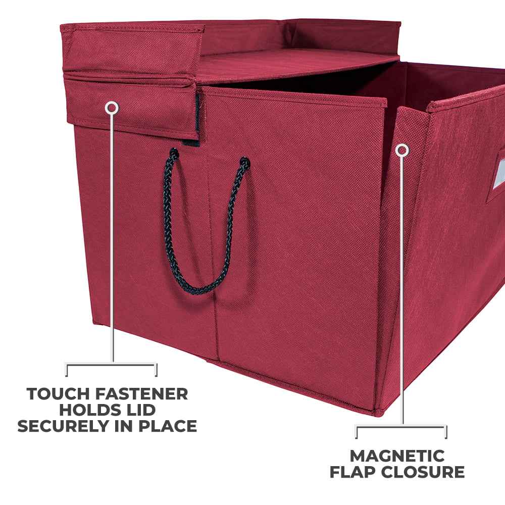 Christmas Ornament Storage Box with Pull-Out Drawers N22358