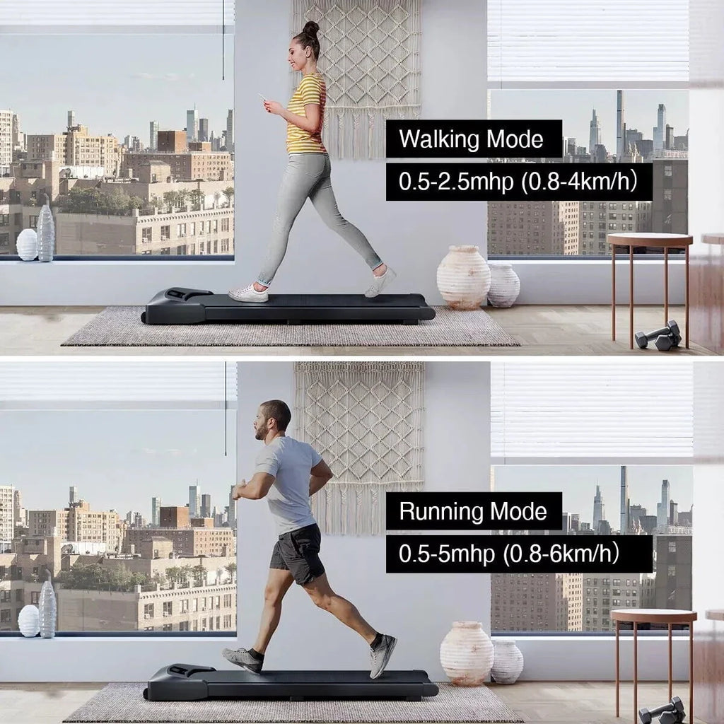 Walking Pad Under Desk Electric Treadmill White P800262