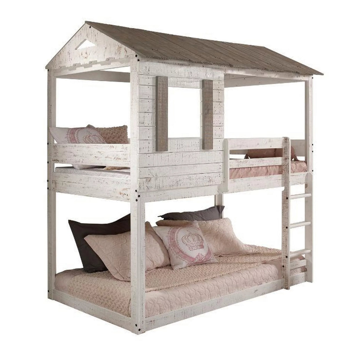 Wooden Twin Bunk Bed T287