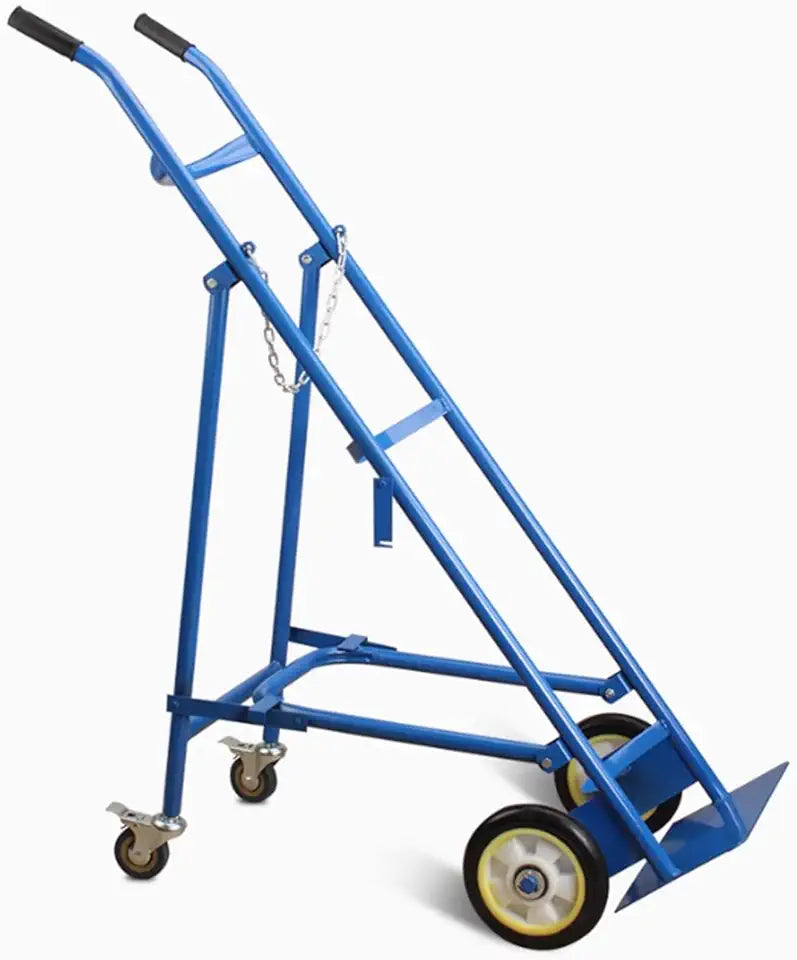 Rolling Oxygen Tank Holder Cart with Wheels O590