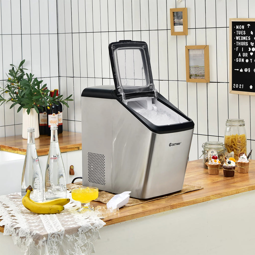 Countertop Nugget Ice Maker 29lb/Day Self-Cleaning E53998