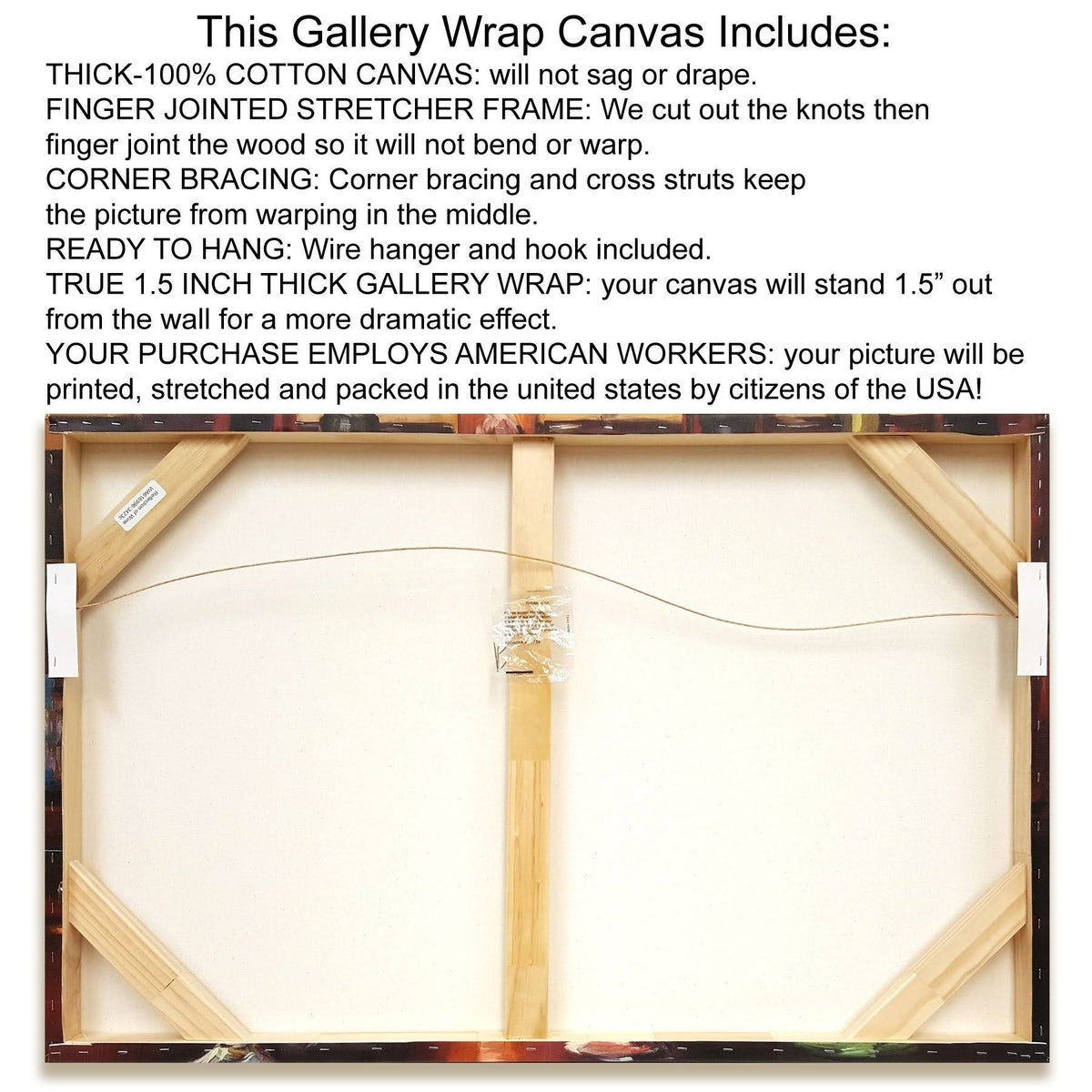 Country Kitchen Giclee on Gallery Wrap Canvas F2351