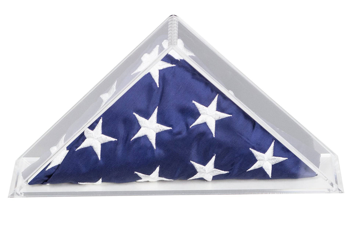 Acrylic Flag Display Case with Black Back K822706