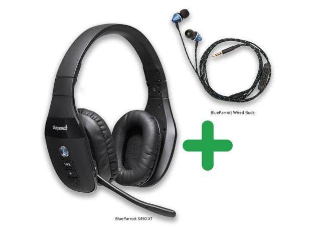 Noise Canceling Headset with Wired Ear Buds J4482