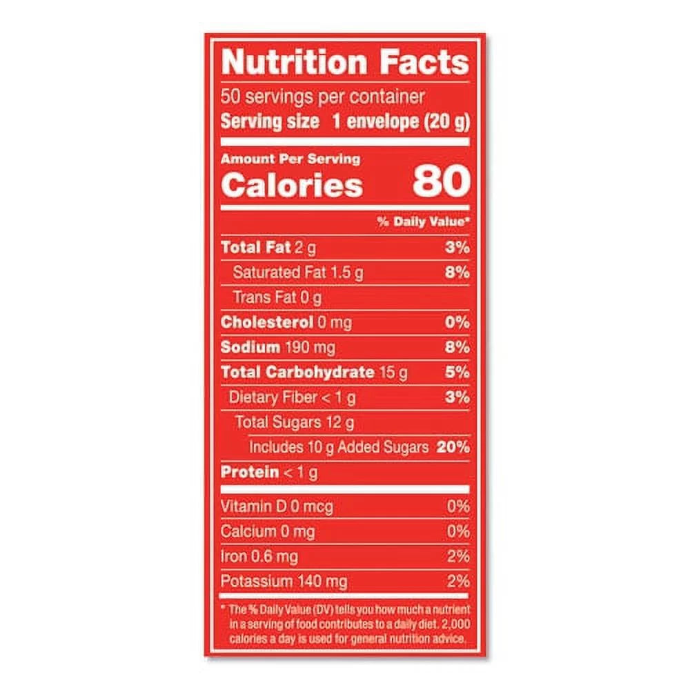 Hot Cocoa Mix, Rich Chocolate, .71oz, 50/box, Bundle of 10 Boxes A2868
