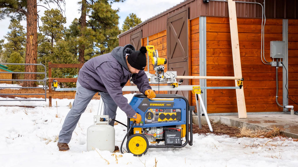 10,000 Watt Tri Fuel Portable Generator with Electric Starter K7260