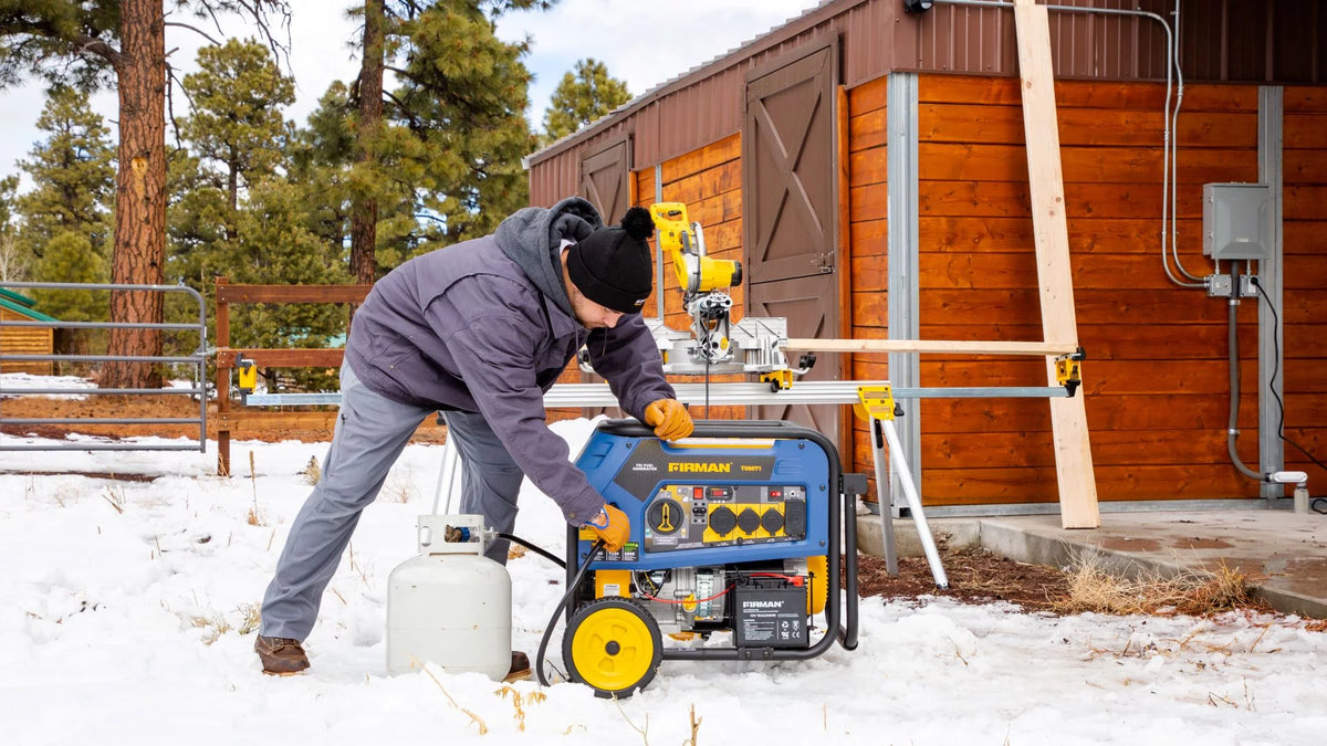 10,000 Watt Tri Fuel Portable Generator with Electric Starter K7260