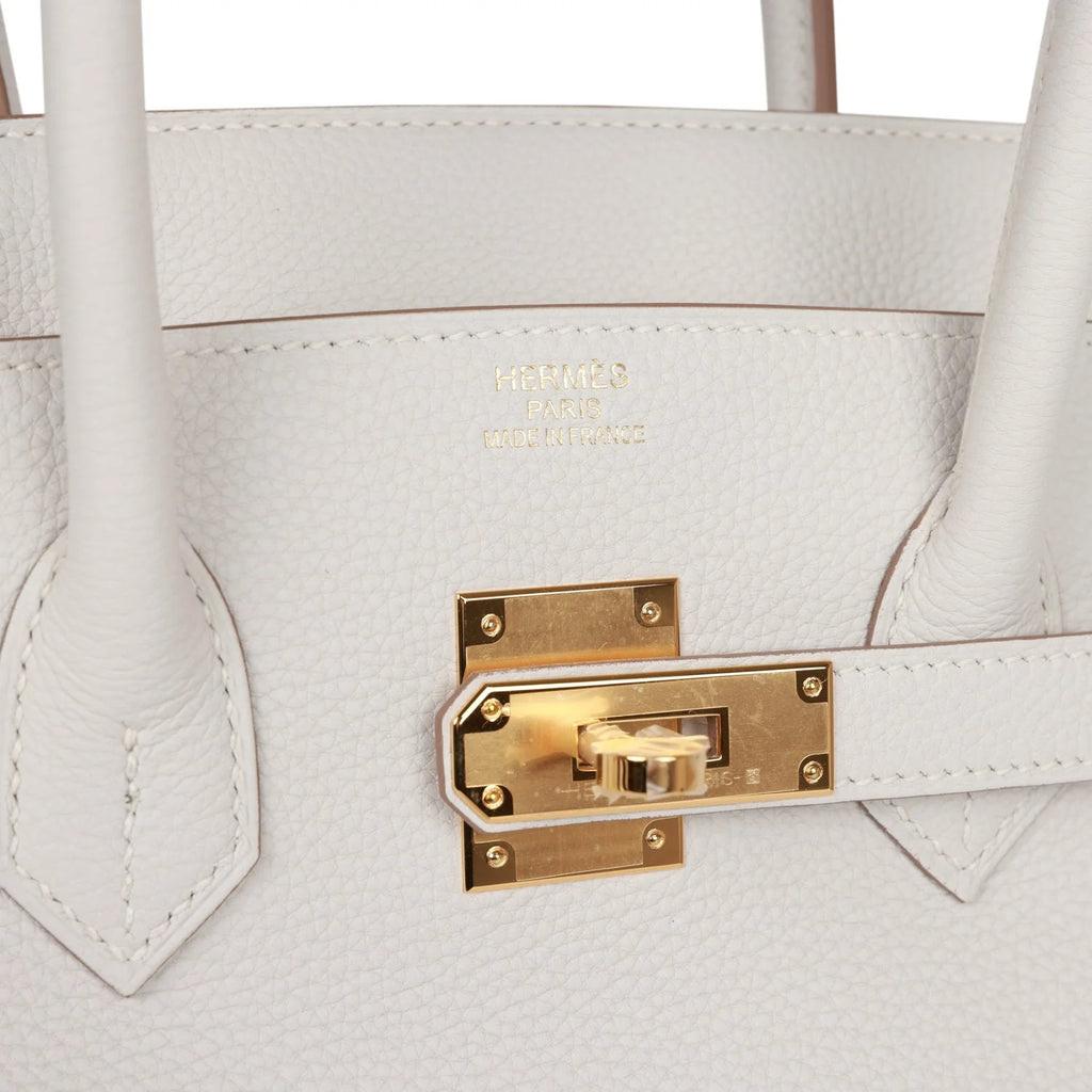 Birkin 35 Gris Pale Togo Gold Hardware L766