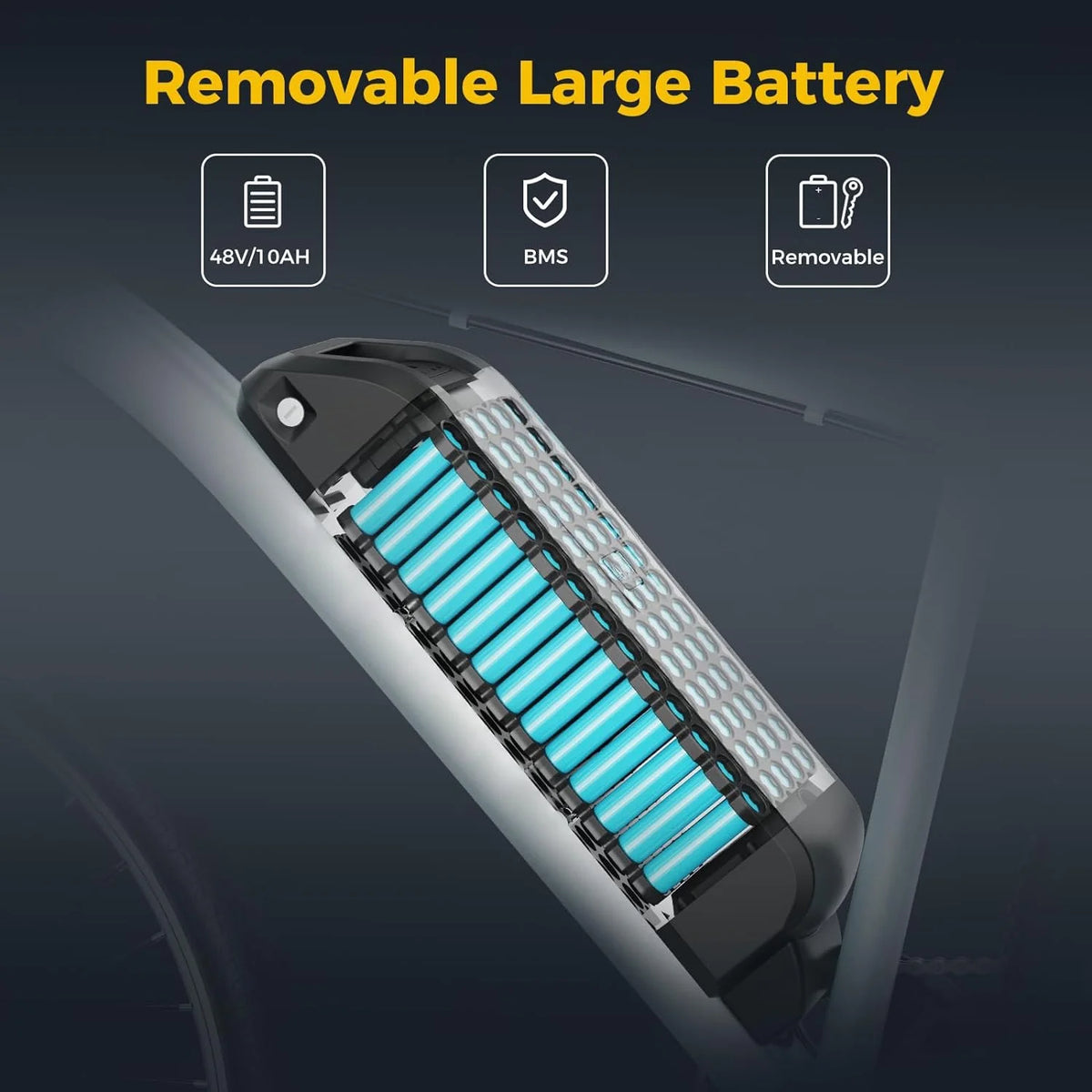 500W 480Wh Removable Battery 27.5 Electric Mountain Bike N346745