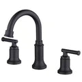 8 in. Widespread Double-Handle High-Arc Bathroom Faucet in Matte Black S516998