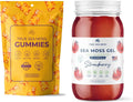 Sea Moss Gummies Pouch & Strawberry Sea Moss Gel H935
