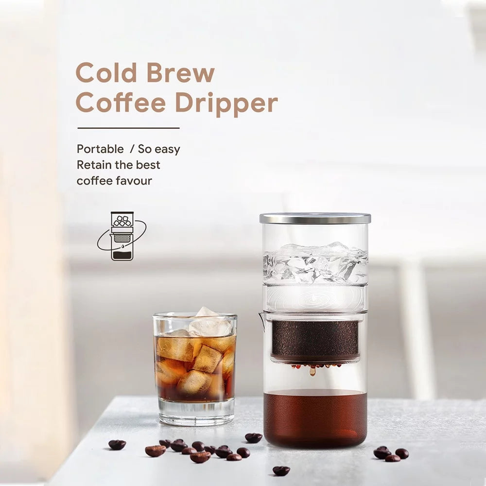 Cold Brew Coffee Maker Borosilicate Glass 300ml D3529