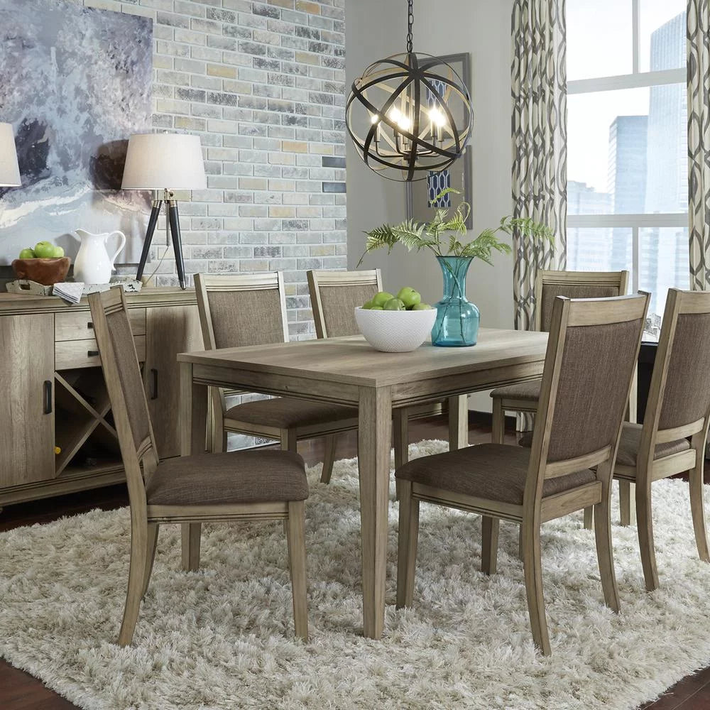 Brown Set of 2 Upholstered Side Chair U26991