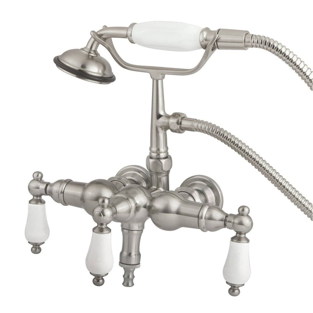 Wall Mount Clawfoot Tub Filler with Hand Shower Oil Rubbed Bronze K31936