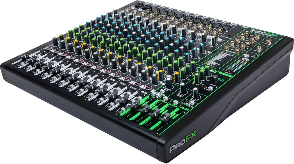 16-Channel Unpowered Mixer with TRS Cable, XLR Cable, Adapter and Cable Ties L654