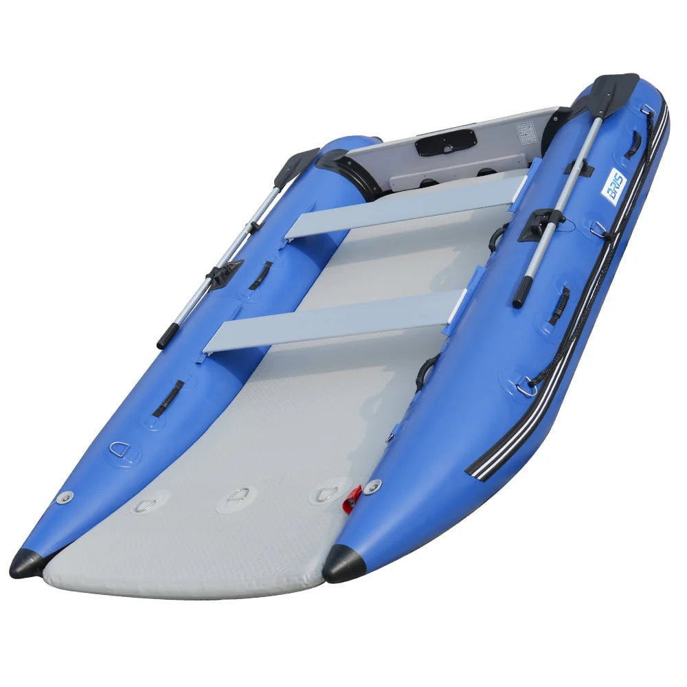 11 ft Inflatable Catamaran Boat Blue N903229